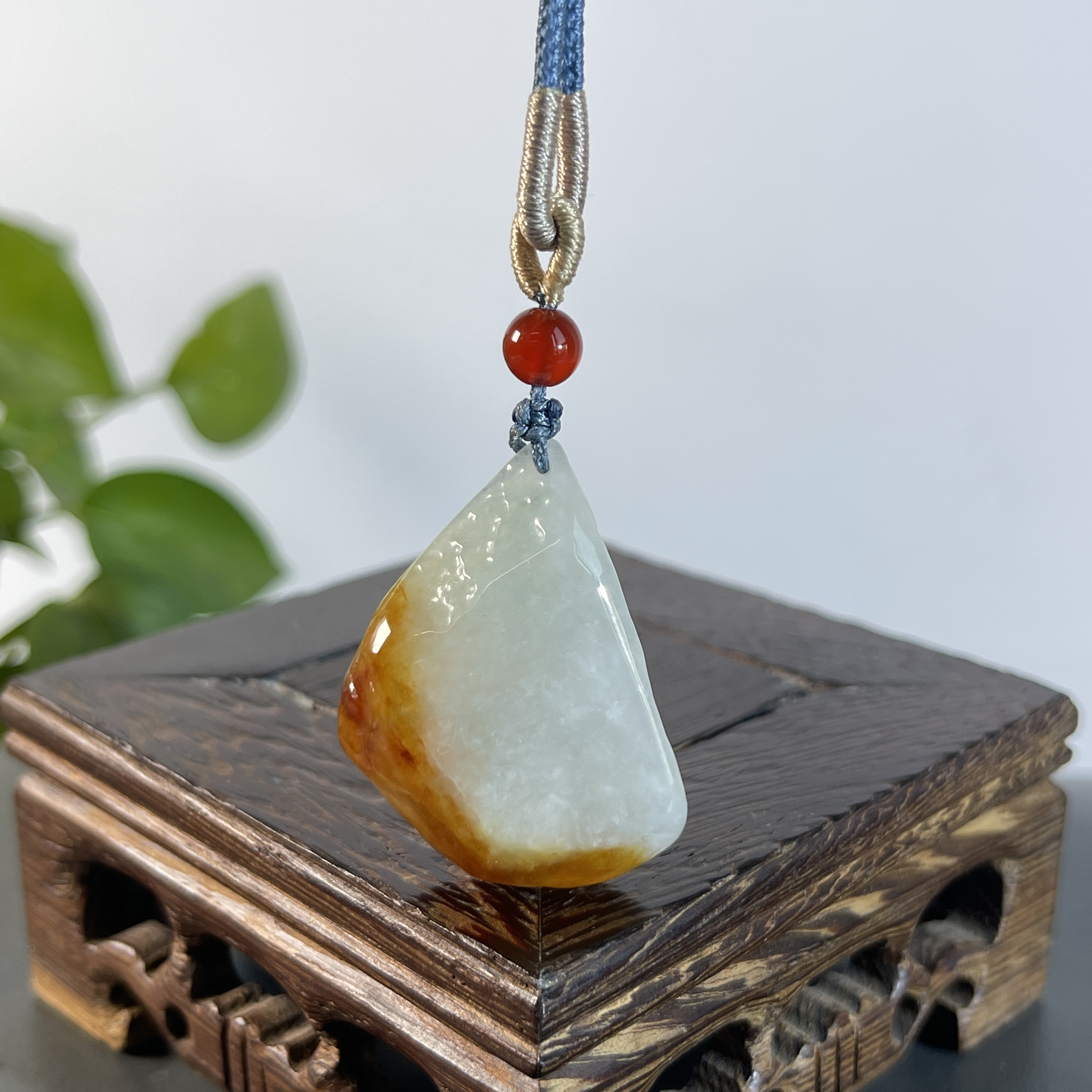 JXB27-21  精品天然翡翠A货原石吊坠