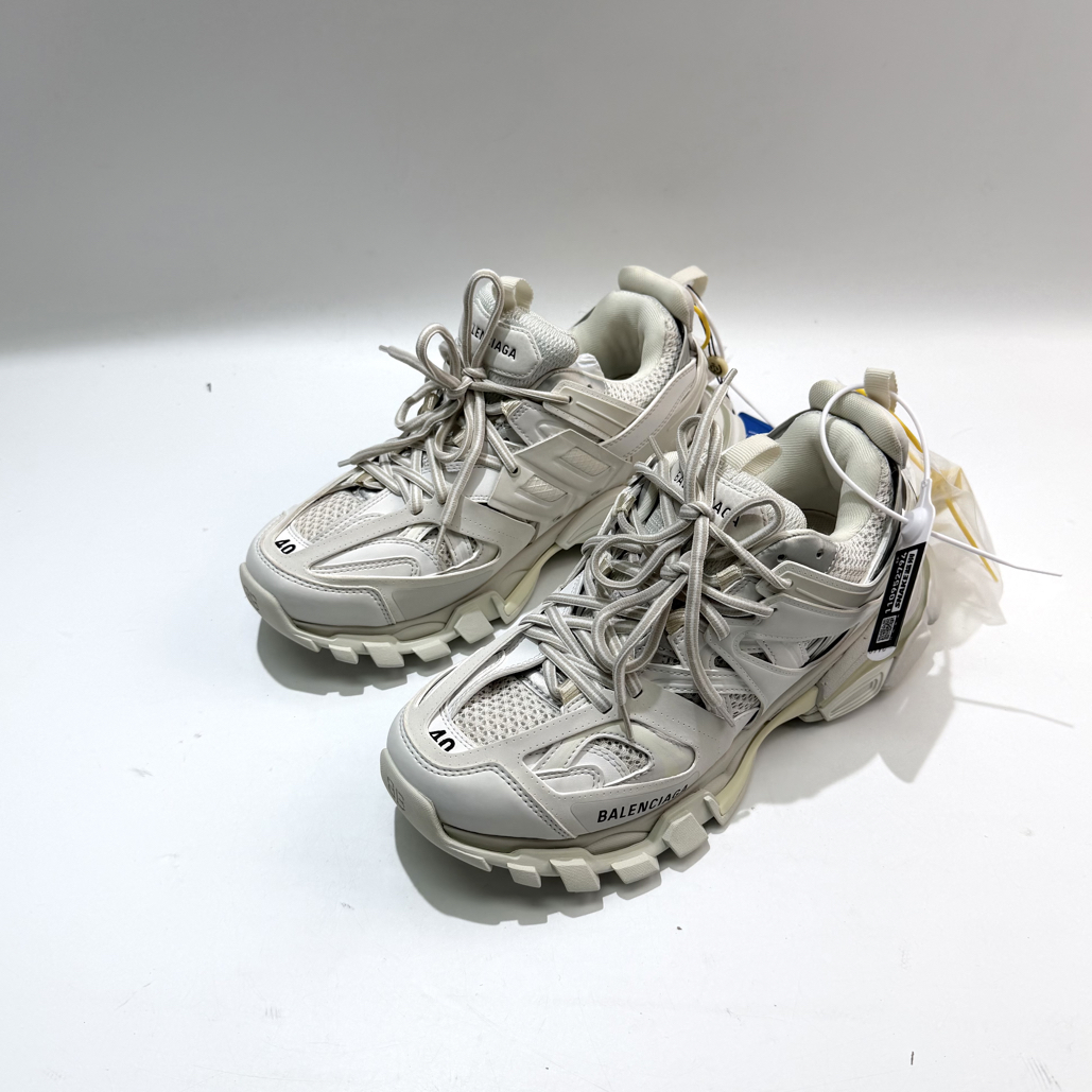 未使用 Balenciaga/巴黎世家 40码 白色 track1.0老爹鞋bl0782