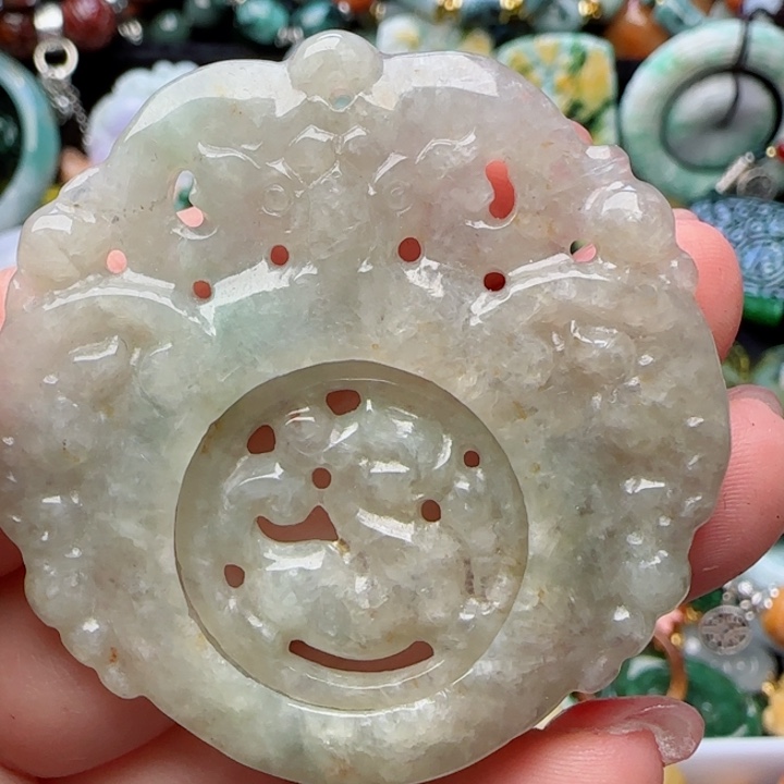 翡翠颈饰未镶嵌天然A货81