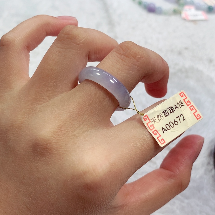 【闪购商品】未镶嵌戒指翡翠火*?17号