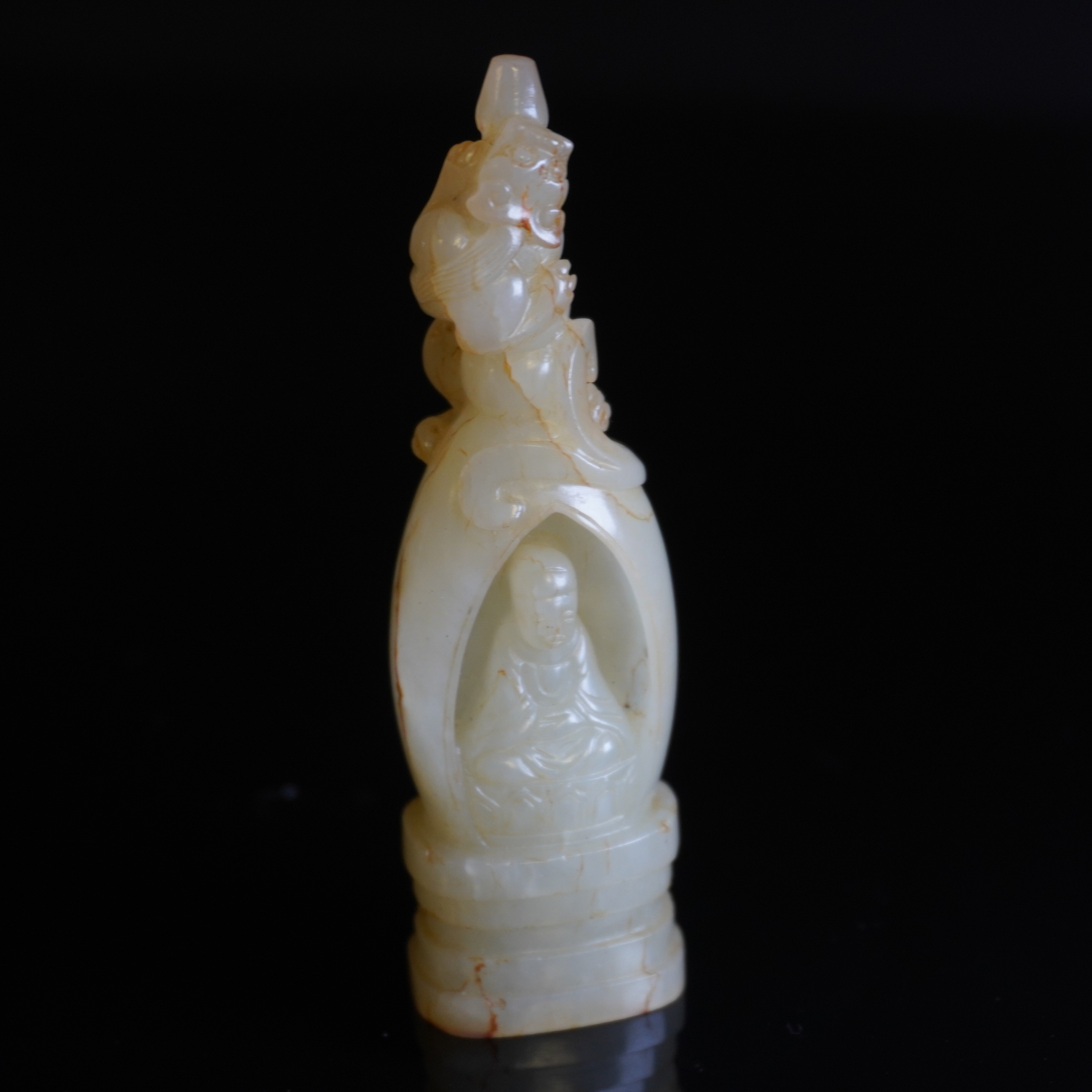 20世纪和田玉佛/HY015690/金玉良缘/槐荫山房