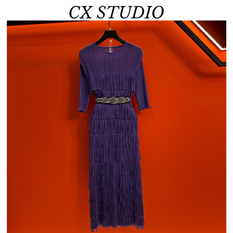 编码67 经典收腰轻奢时尚夏季连衣裙（定制女装）TG650