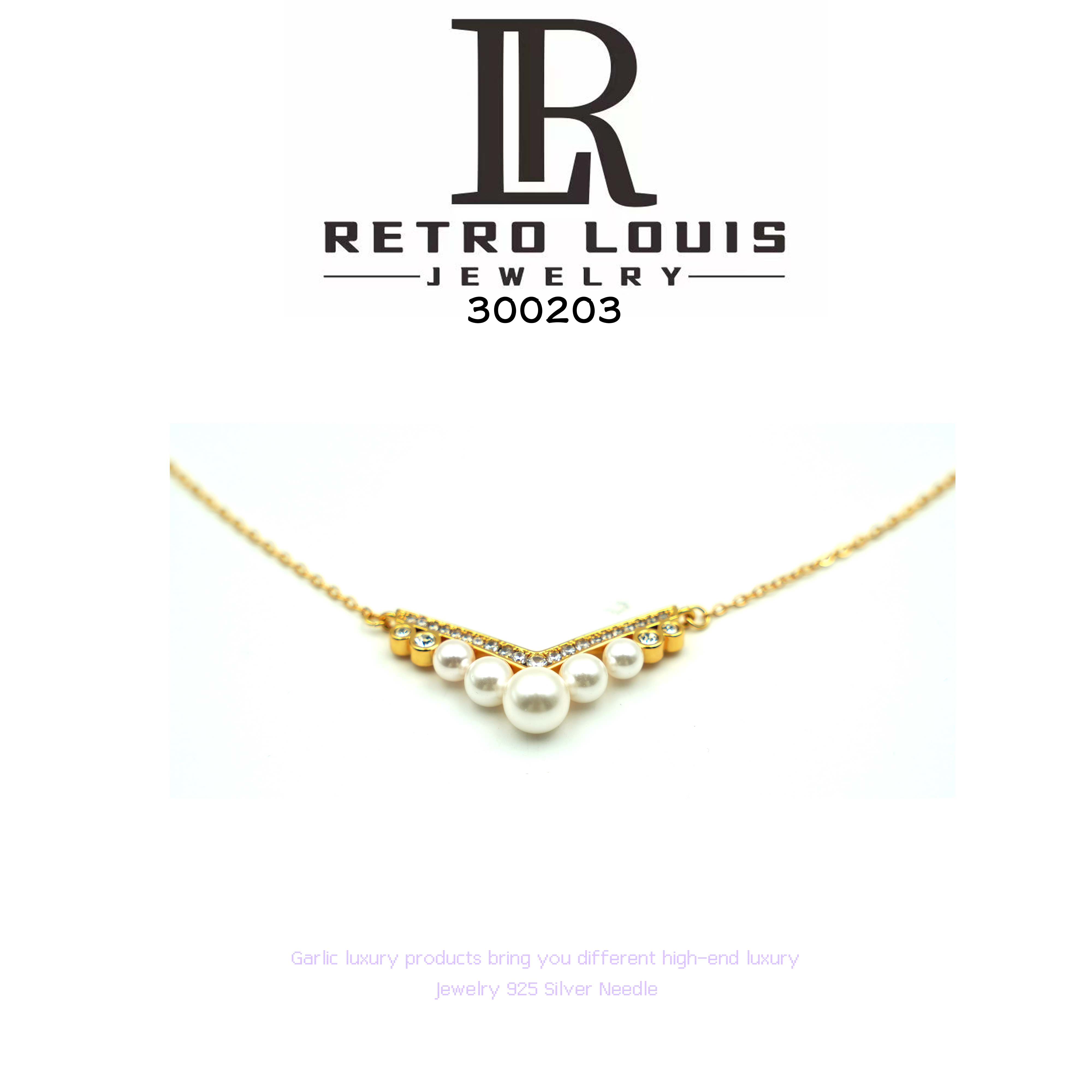 铜合金项链 RETRO LOUIS项链~300203（50+5） X