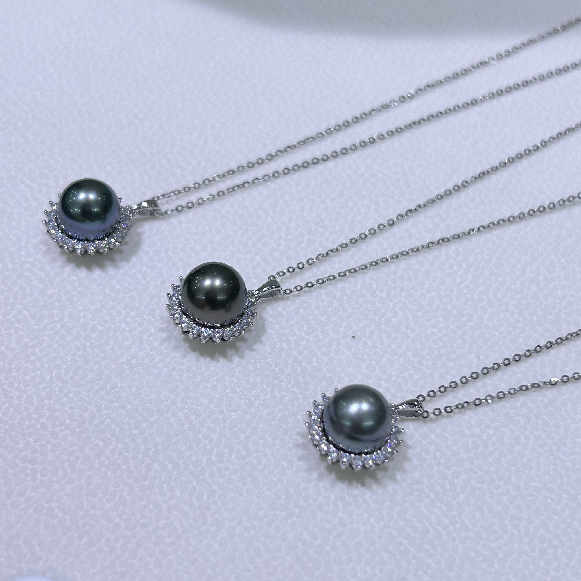 海水珍珠大溪地珍珠吊坠 8-10mm S925银 ZQ0020（多样性发一）赠链