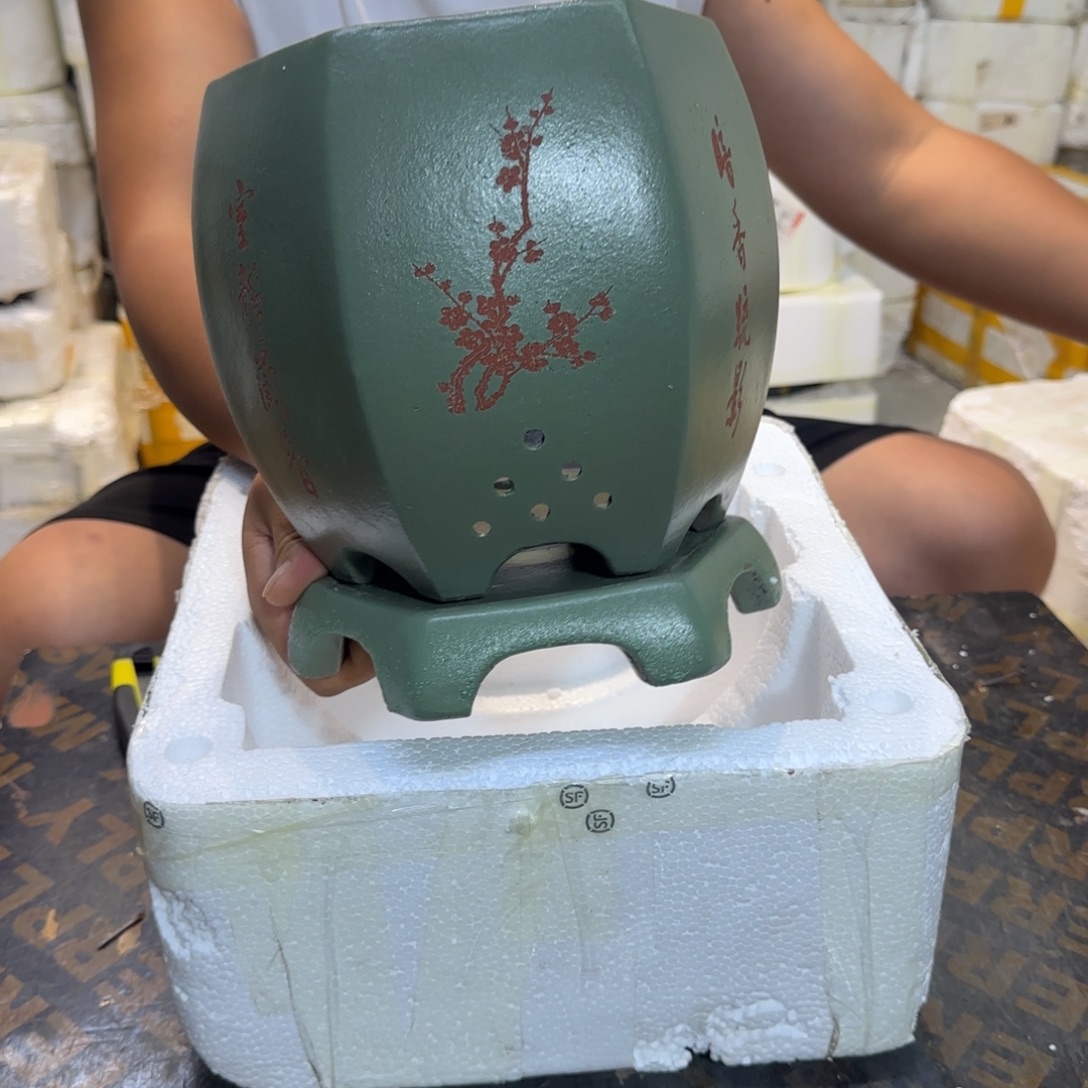 紫砂花盆口径18.20口径