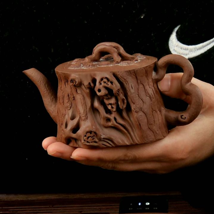 茶壶紫砂全手工制作的话，