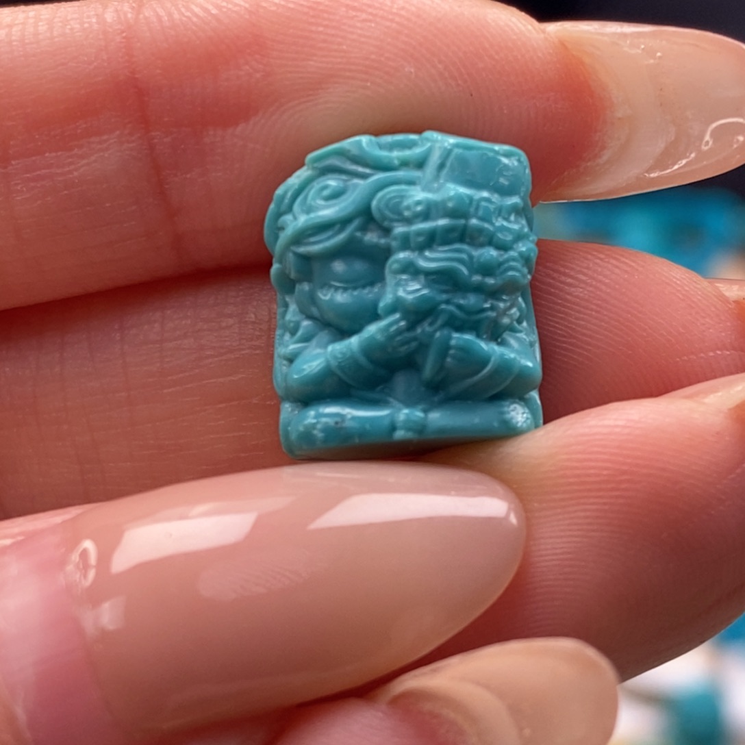 未镶嵌绿松石挂件