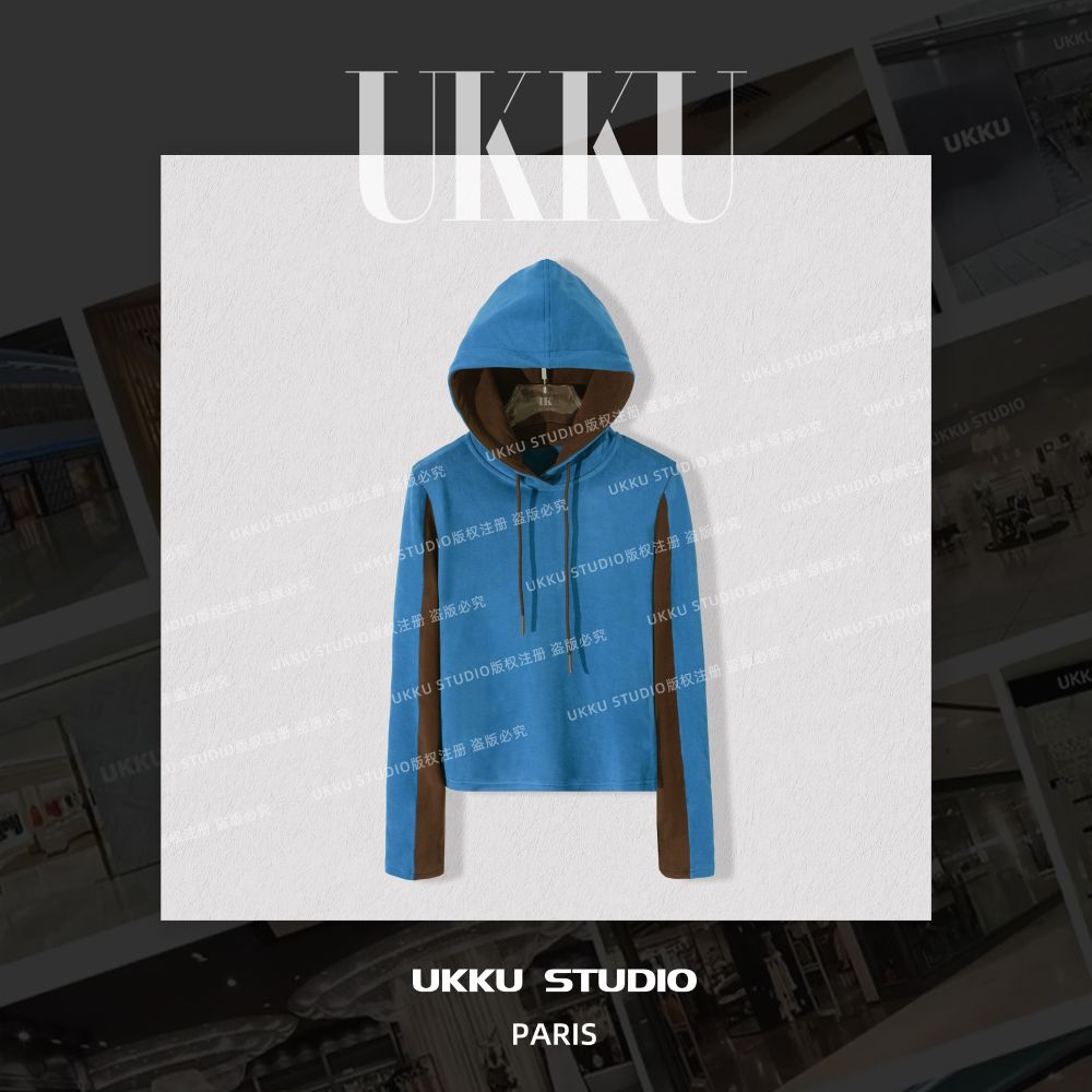 【UKKUSTUDIO】 航 网红修身百搭气质长袖打底衫上衣315351