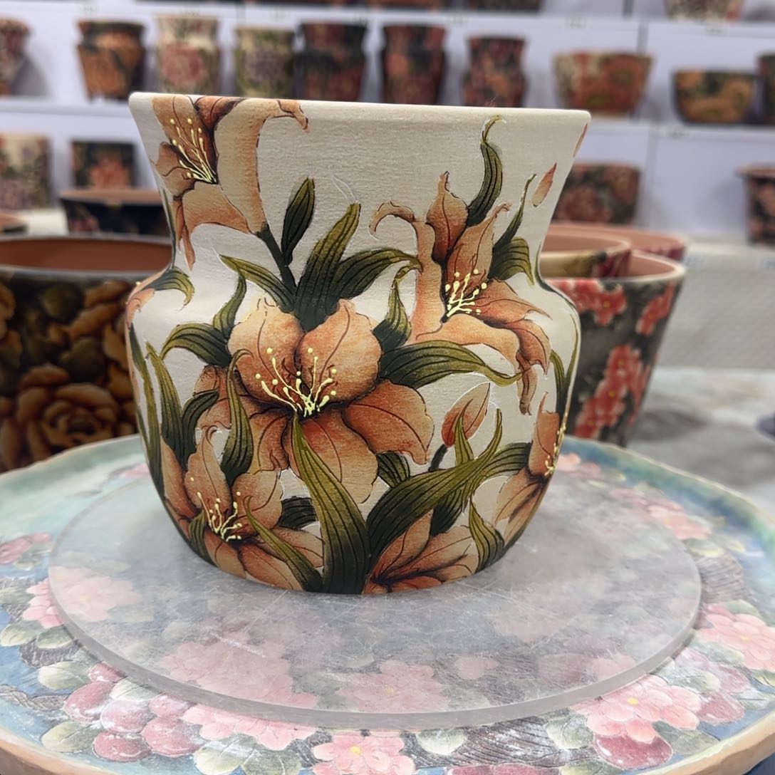 红陶毛****9精品多肉花盆精品多肉花盆