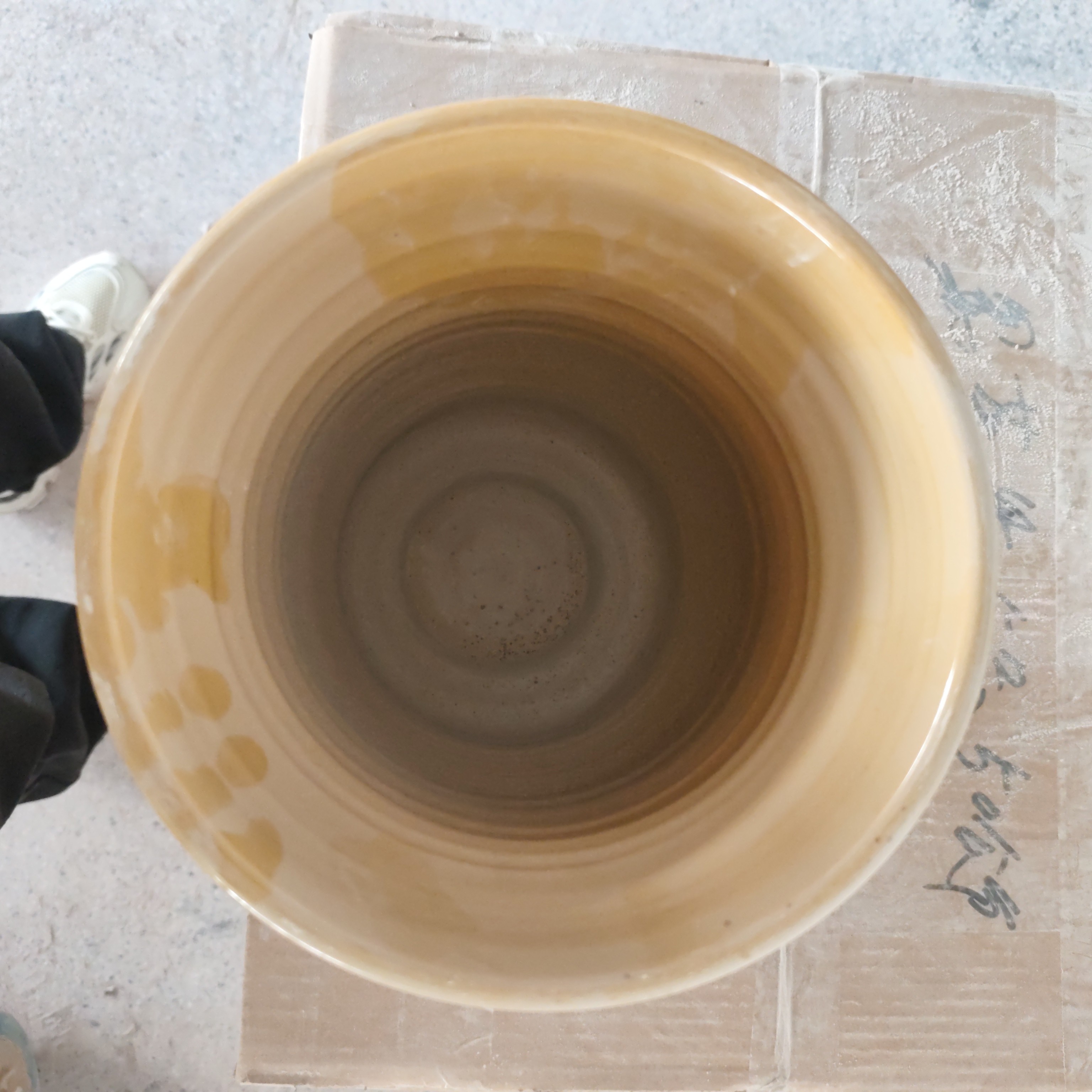 中国风手工花盆大口径适合室内兰花等绿植盆栽