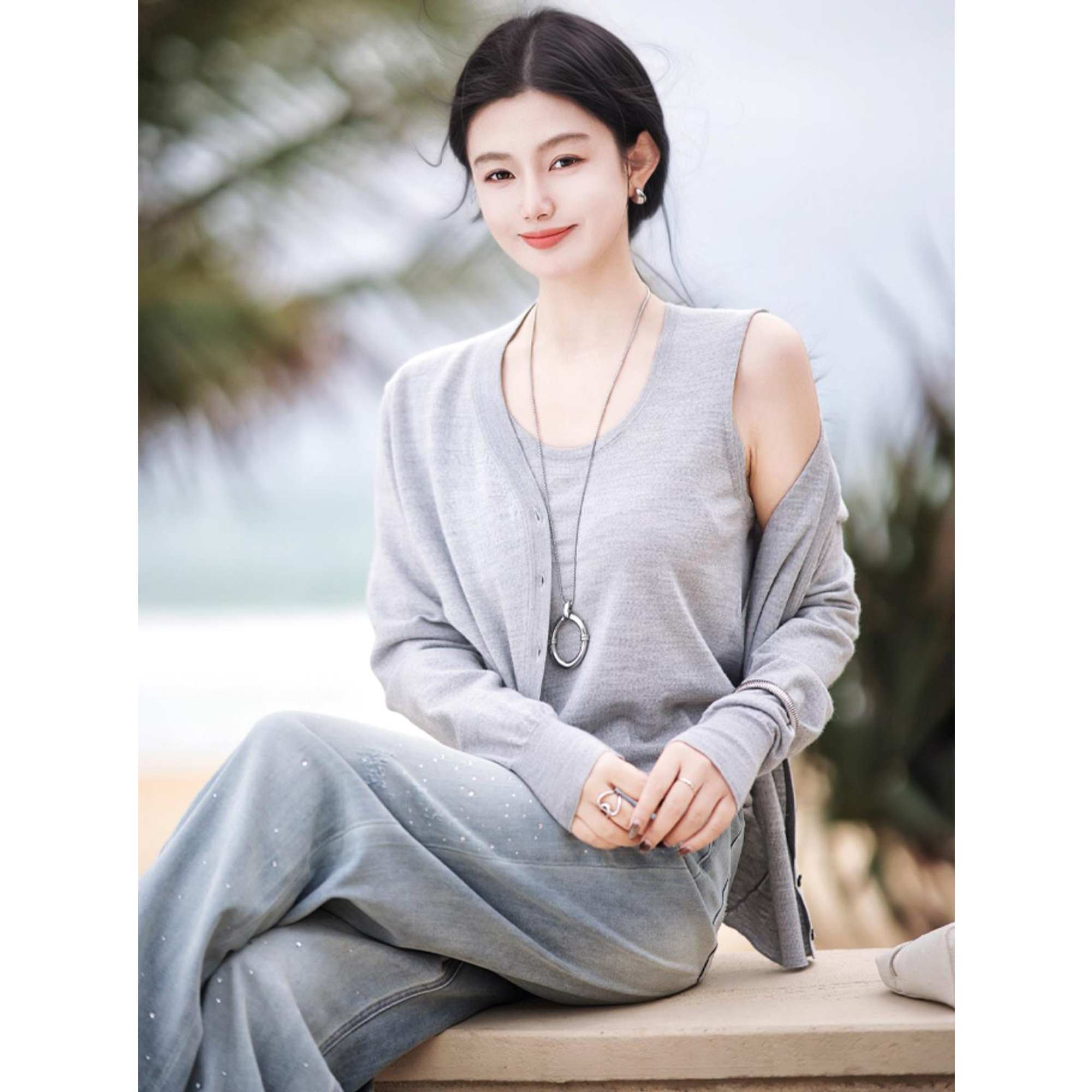 【赵大喜】现货！两件套针织套装 | 100绵羊毛扬子纱线 微宽松版型