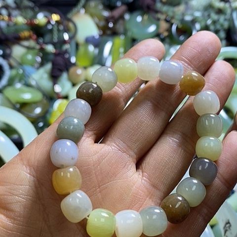 和田玉手链未镶嵌