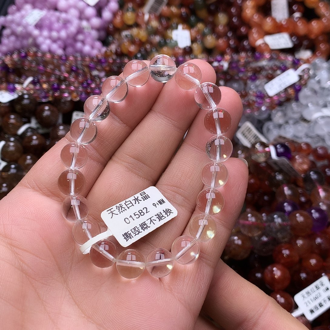 水晶未镶嵌手链，，