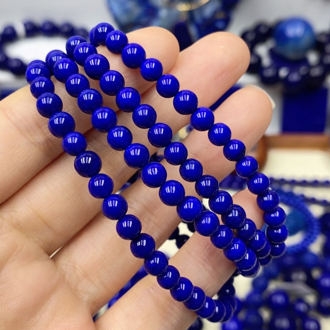 青金石手链未镶嵌