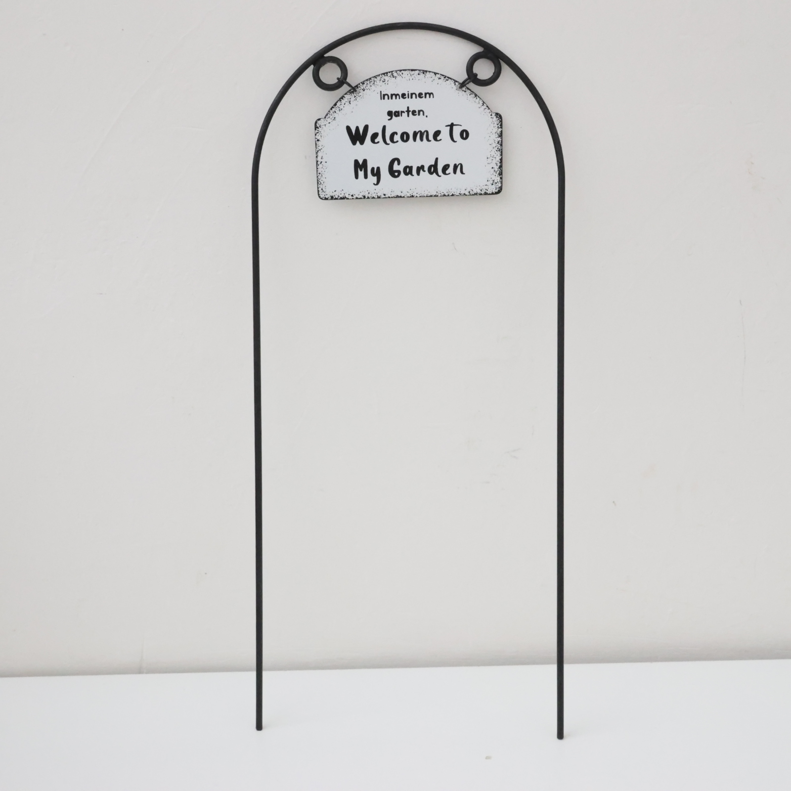 日系拱形悬挂吊牌花插盆栽装饰插件花园装饰摆件盆栽复古阳台插牌