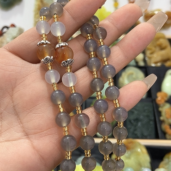 蛇纹石玉l链未镶嵌甜****享