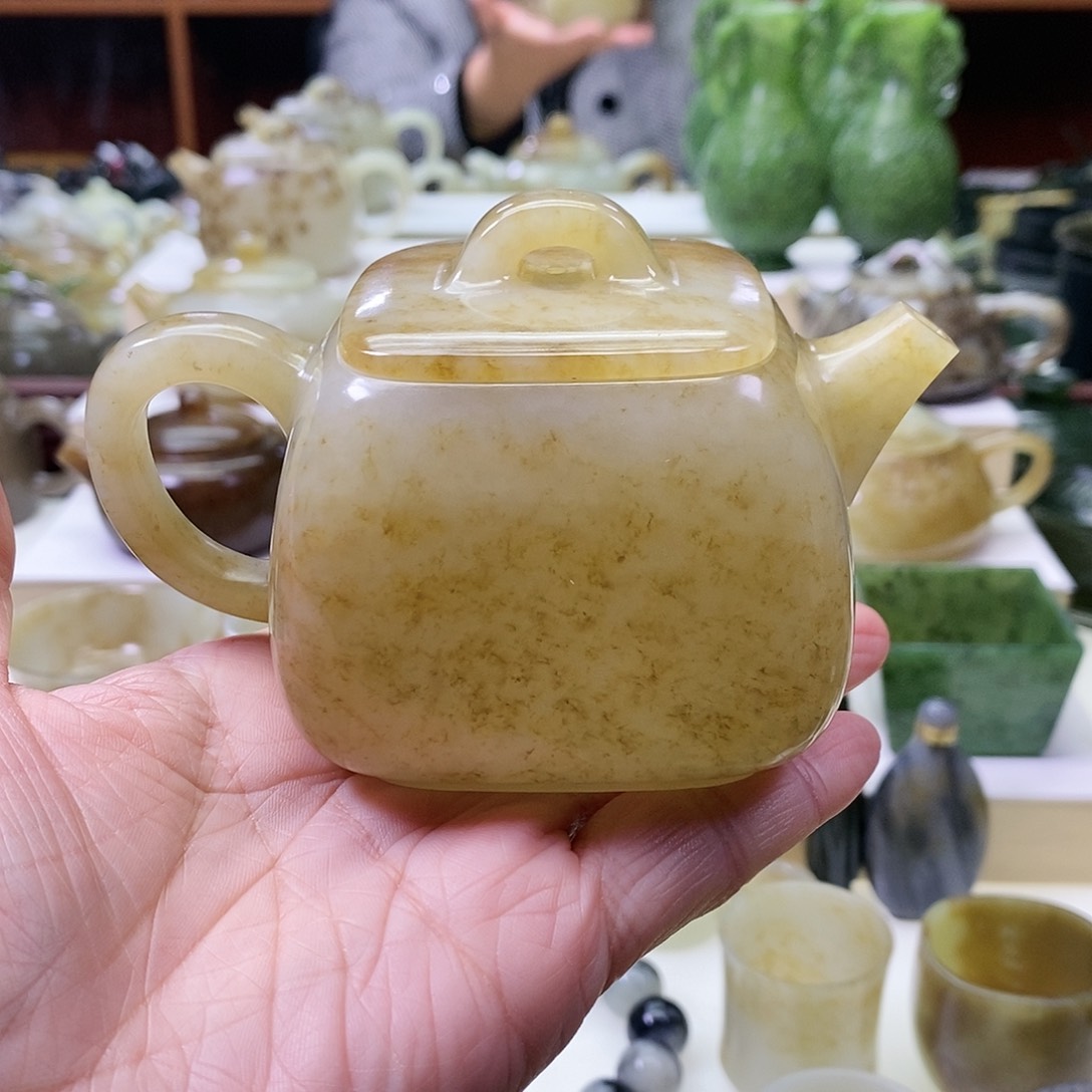 和田玉茶壶未镶嵌用****5