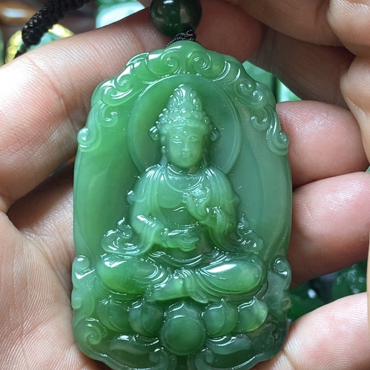 和田玉（碧玉）挂件未镶嵌