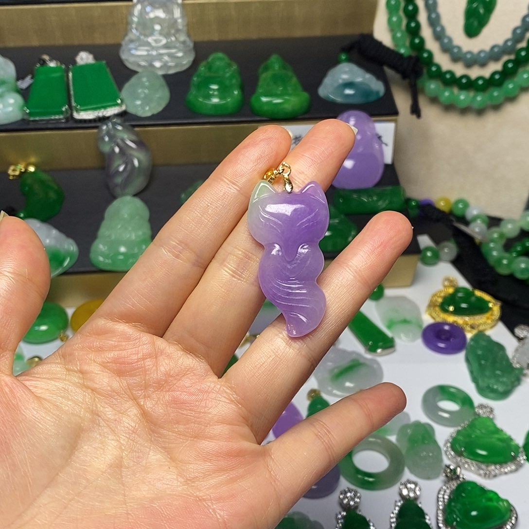 ^***^翡翠未镶嵌颈饰翡翠吊坠未镶嵌非a6