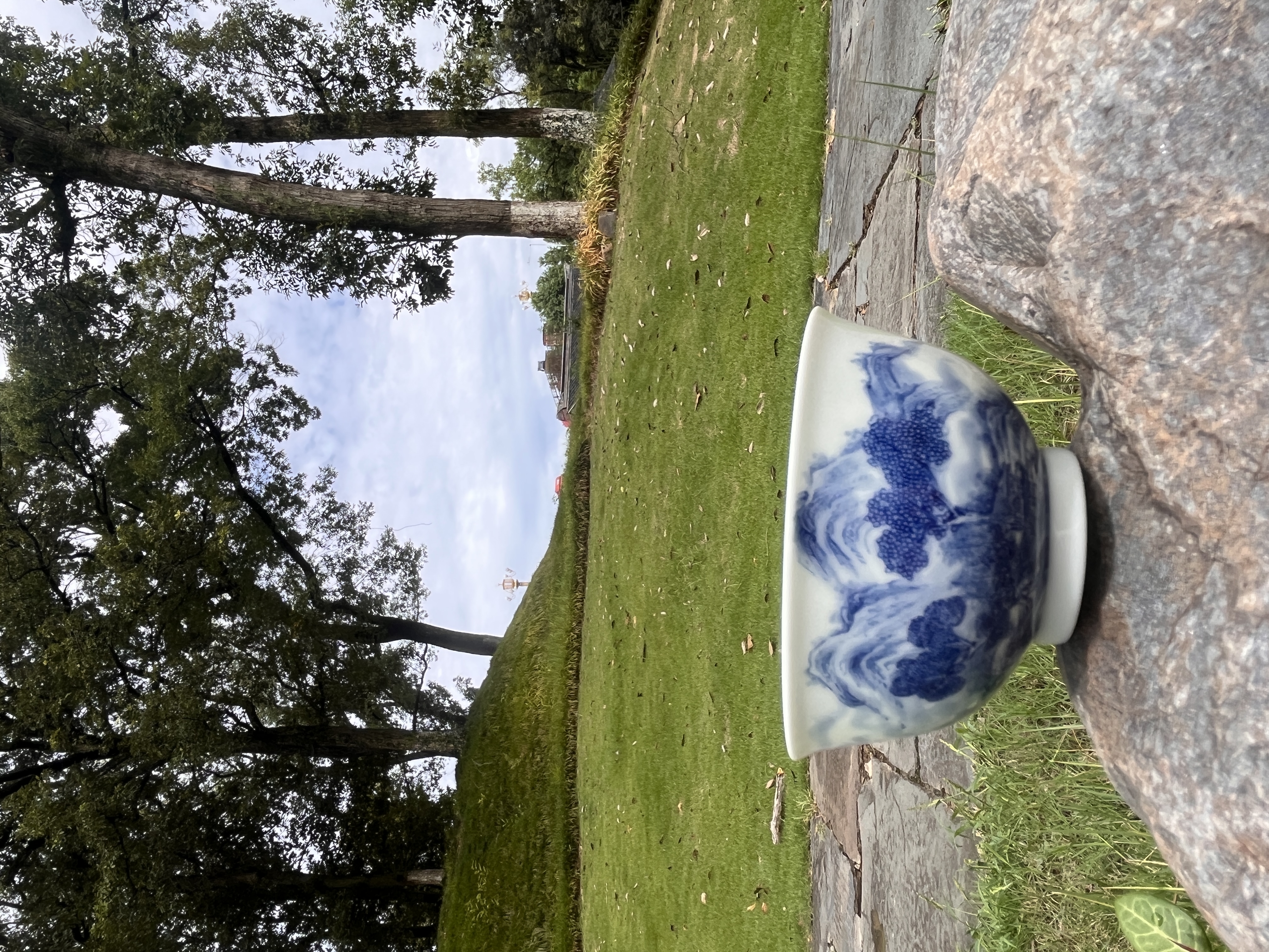 海溯阁青花山水单杯