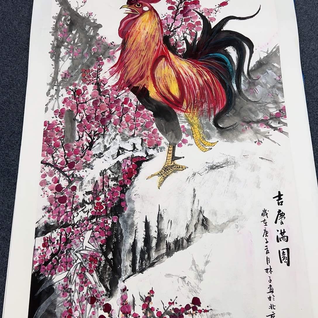 国画宣纸国画纯手绘作品