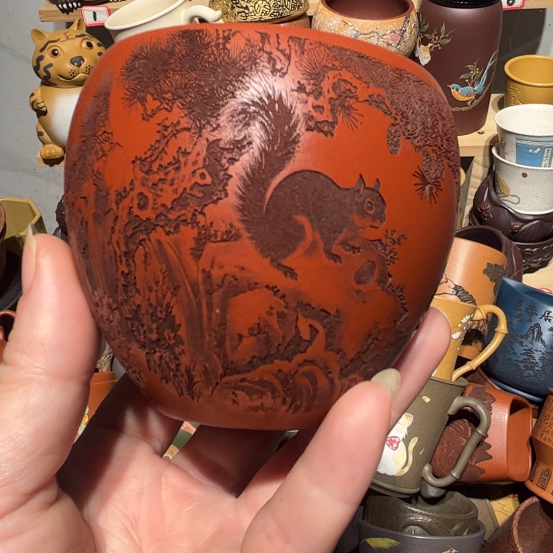 紫砂茶杯宜兴紫砂主人杯