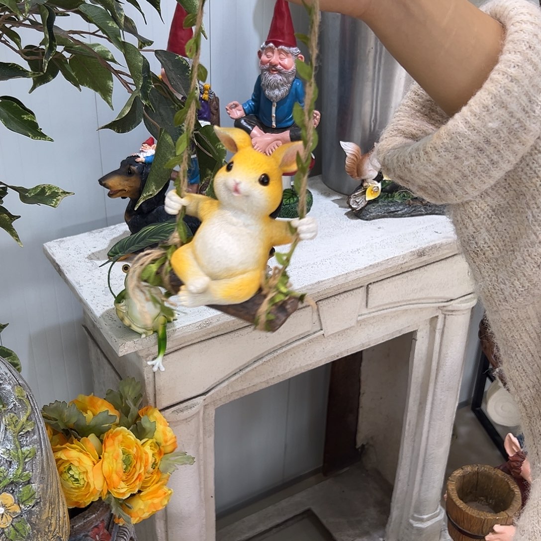 花园摆件红红火火