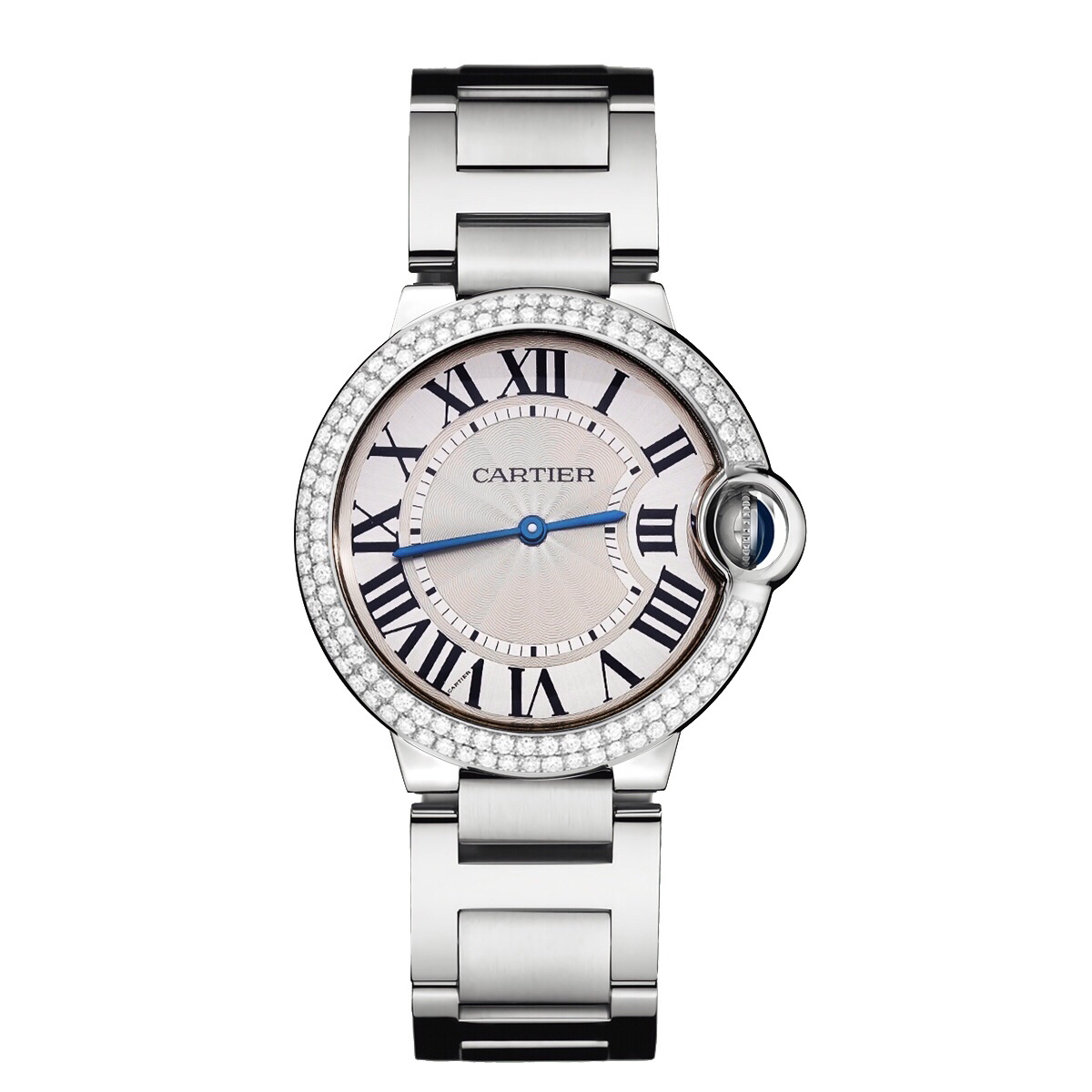 99新 Cartier/卡地亚 蓝气球系列W69011Z4腕表/后钻/WHT030983