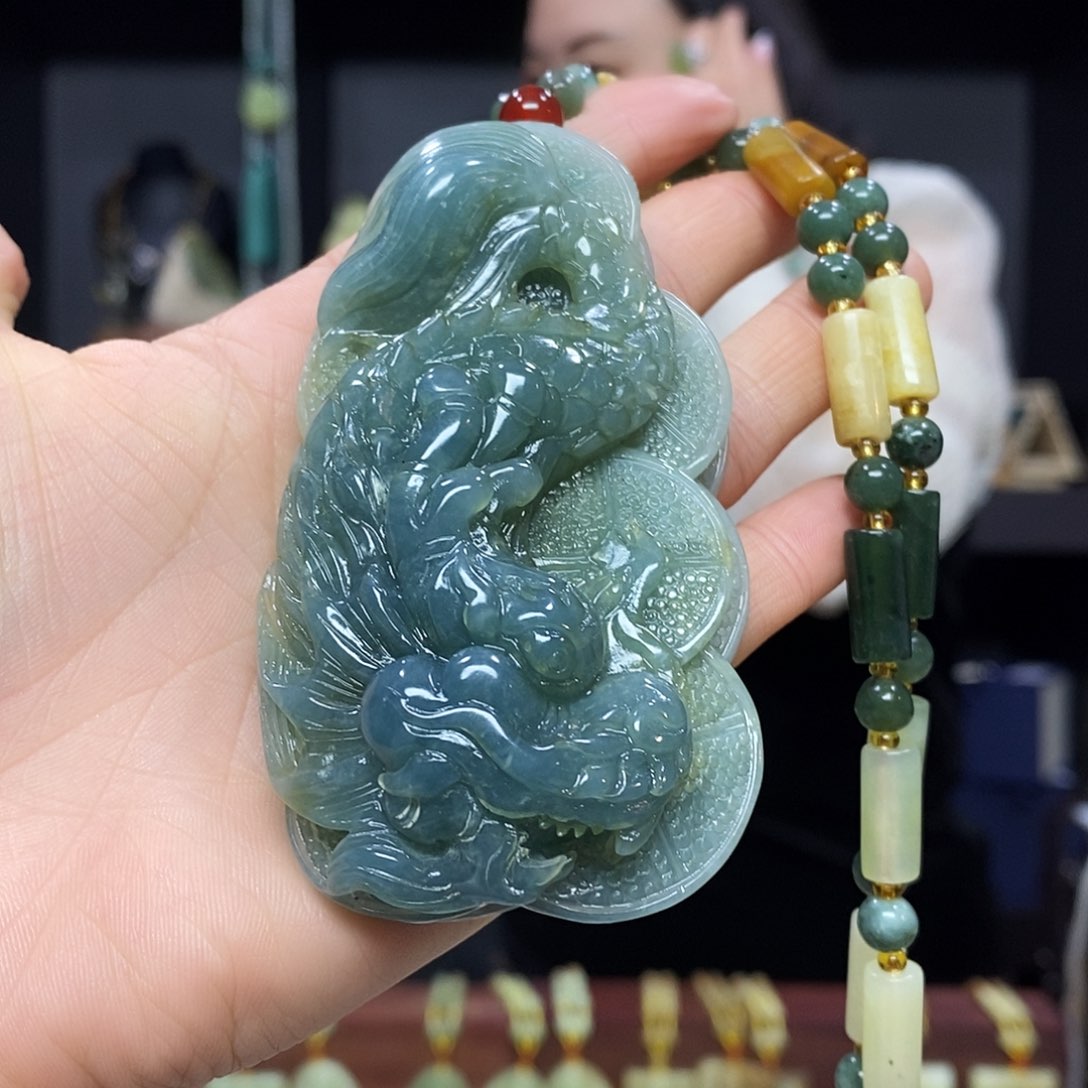 岫玉手链挂链手把件未镶嵌