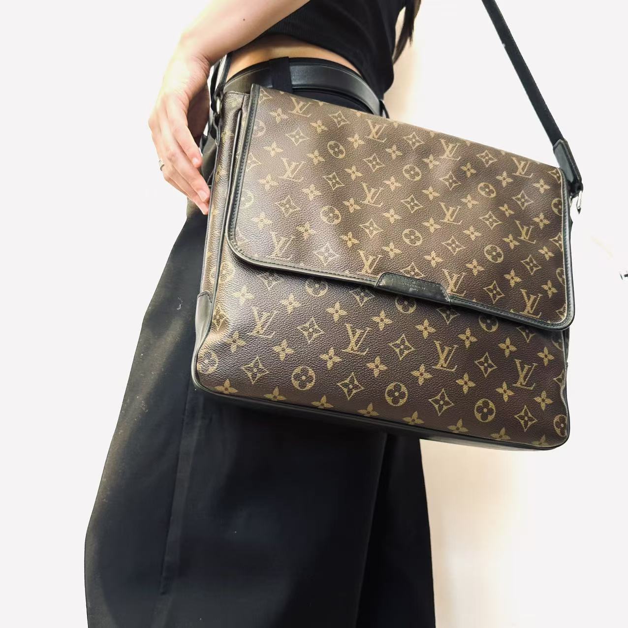 95新 LouisVuitton/路易威登 LV棕老花单肩包 2506260274