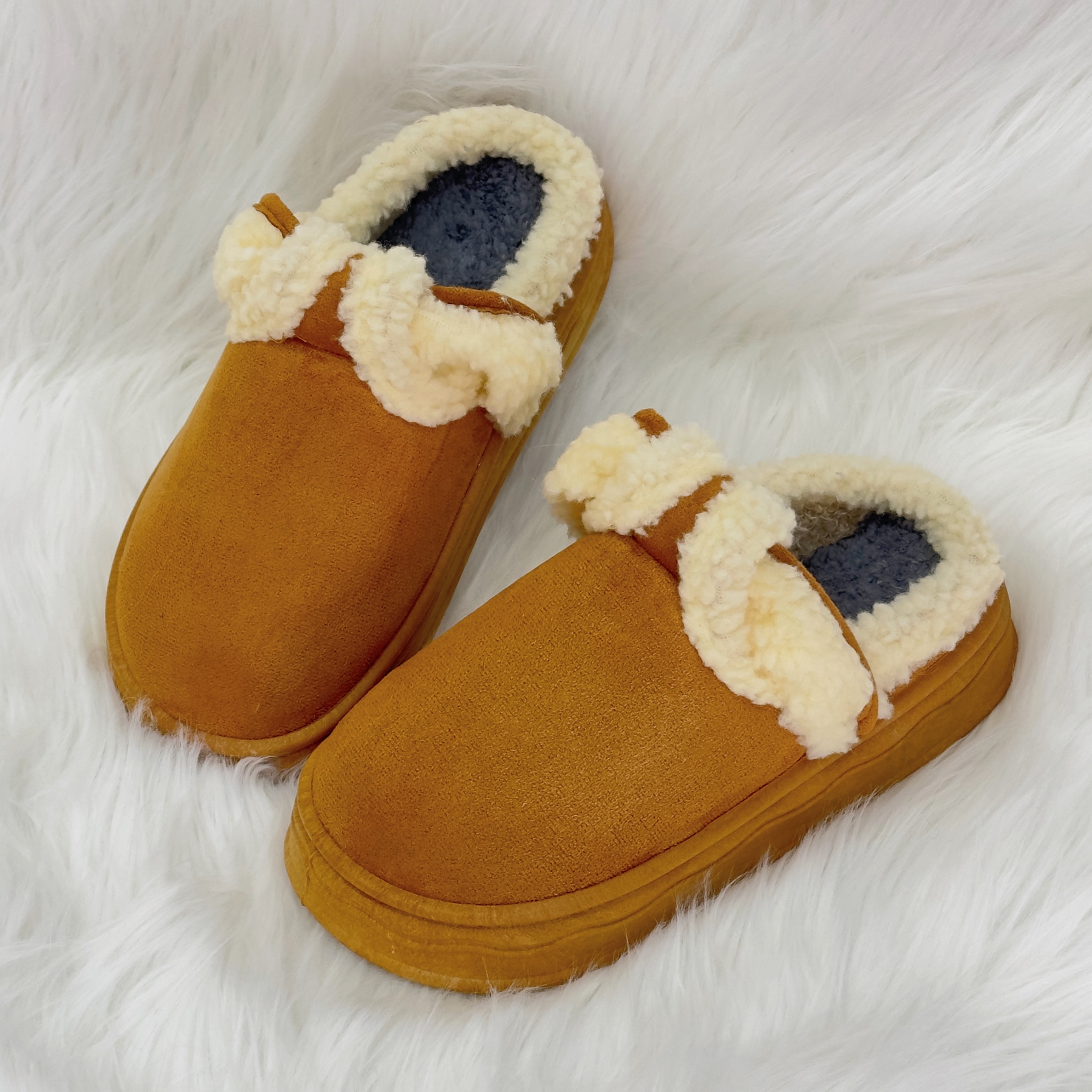 冬季包头棕色美拉德半拖;40-41（适合39-40穿）