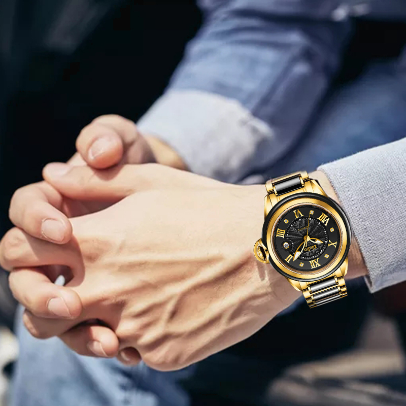 A-d男士高档奢华经典潮流男士气质全自动机械手表-Ad6026g-F