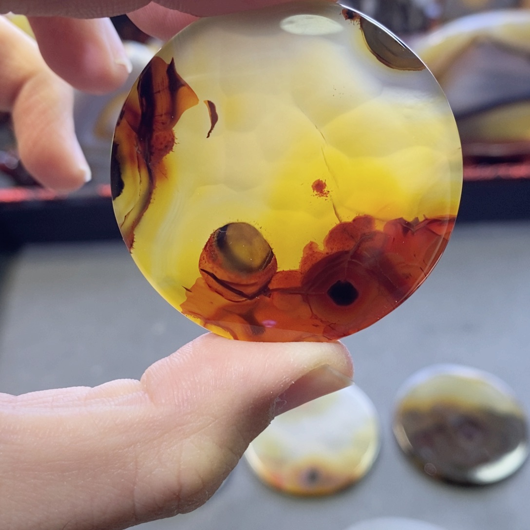 玛瑙/玉髓颈饰未镶嵌编号89