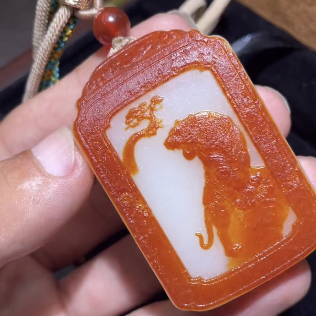 手把件货玉石把玩件文玩摆件D2