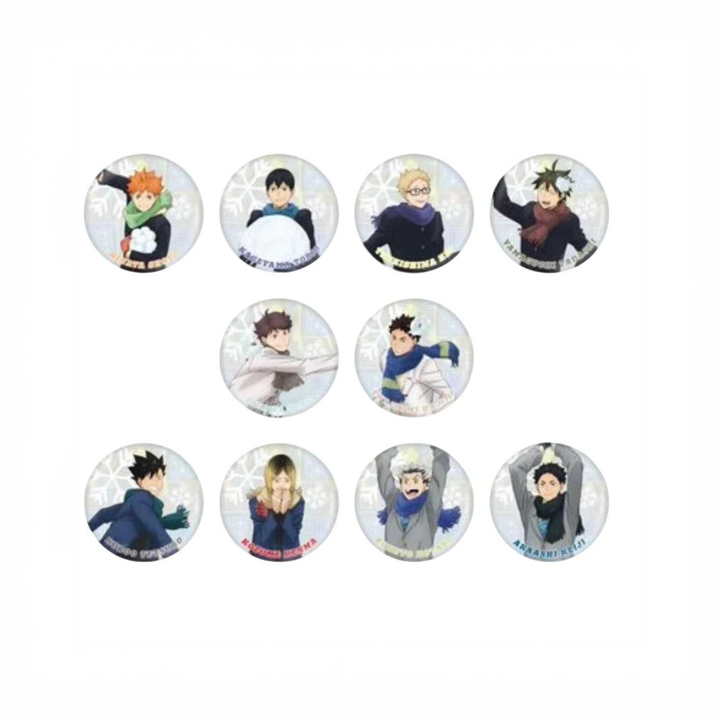 【印子】日谷排球少年 JF2026打雪仗吧唧小卡盲盒（默认代拆）