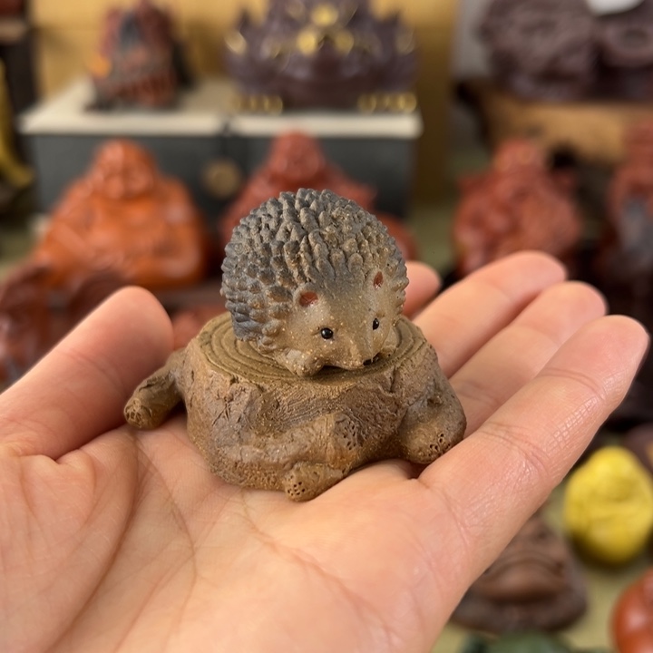 U***U紫砂茶宠紫砂刺猬