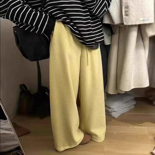 6697蓝调细加厚休闲裤
