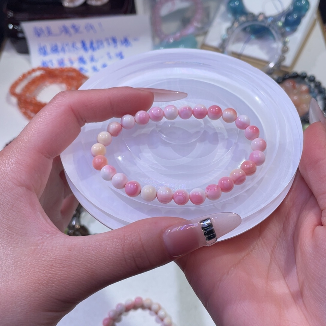 未镶嵌手链水晶6+