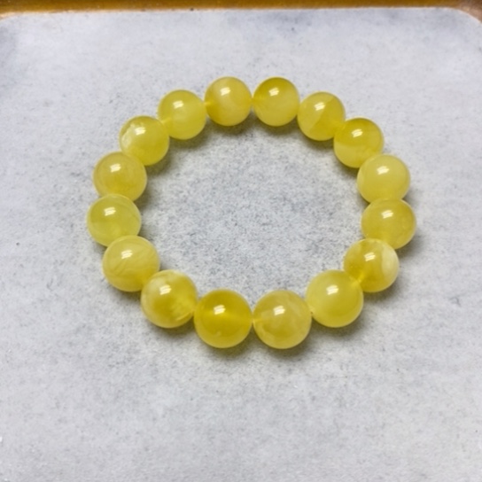 蜜蜡裸石未镶嵌手串