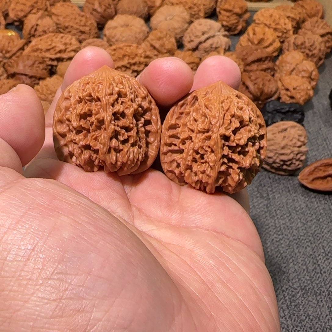 把件文玩核桃38百花山