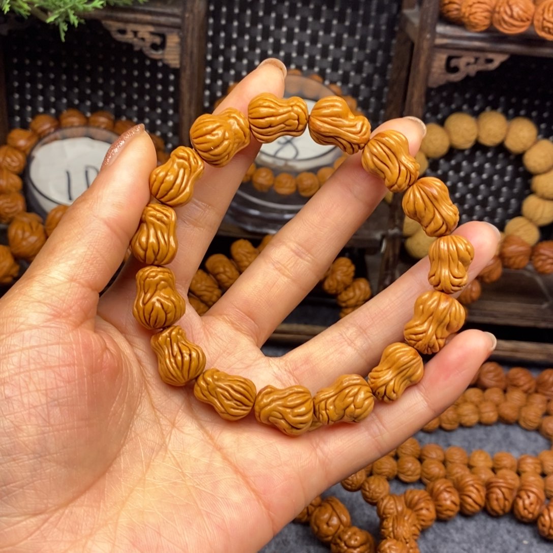 【闪购商品】文玩核桃手串桃核单圈