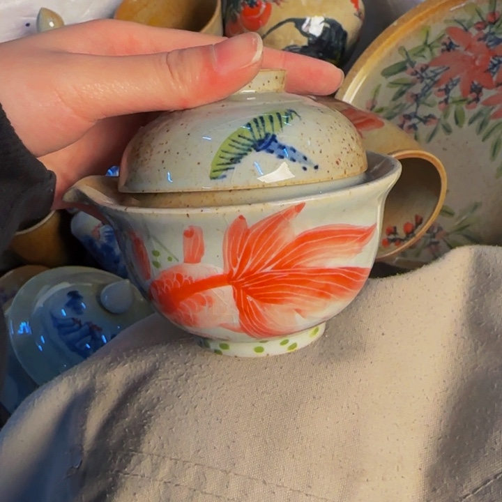 瓷片景德镇陶瓷手工手绘