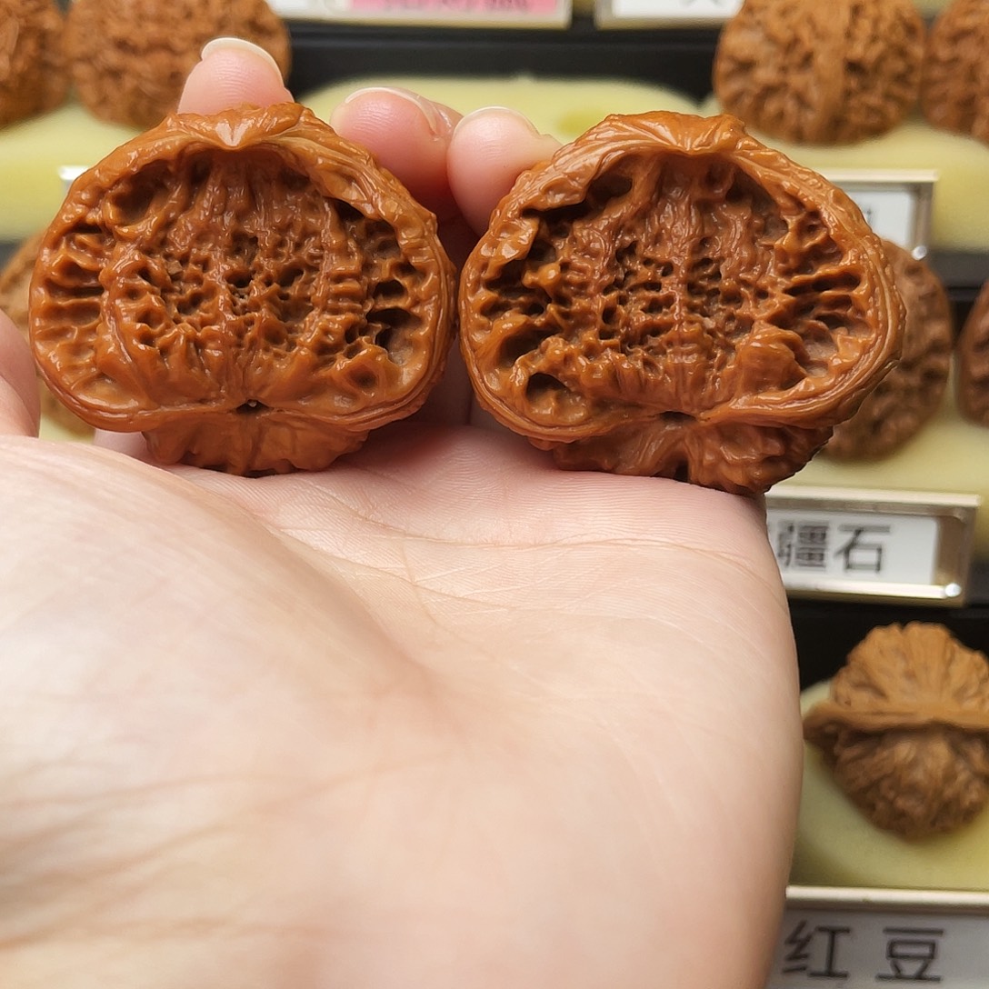 文玩核桃吊坠聚宝盆45尺