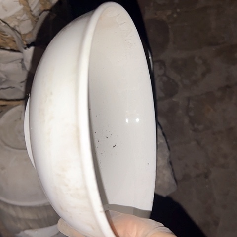 瓷片国营厂库存微瑕18厘米