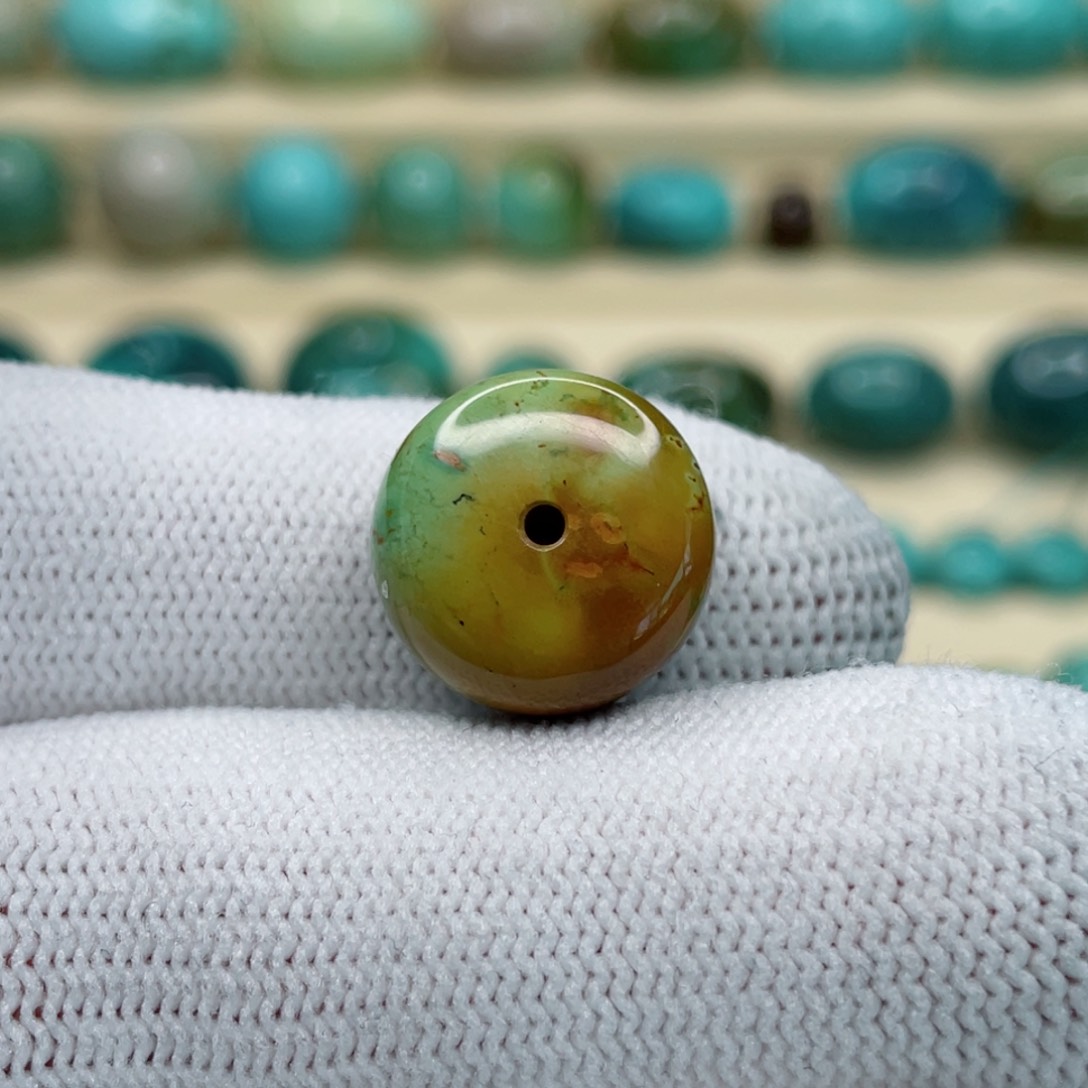 未镶嵌绿松石珠宝奇石雷*