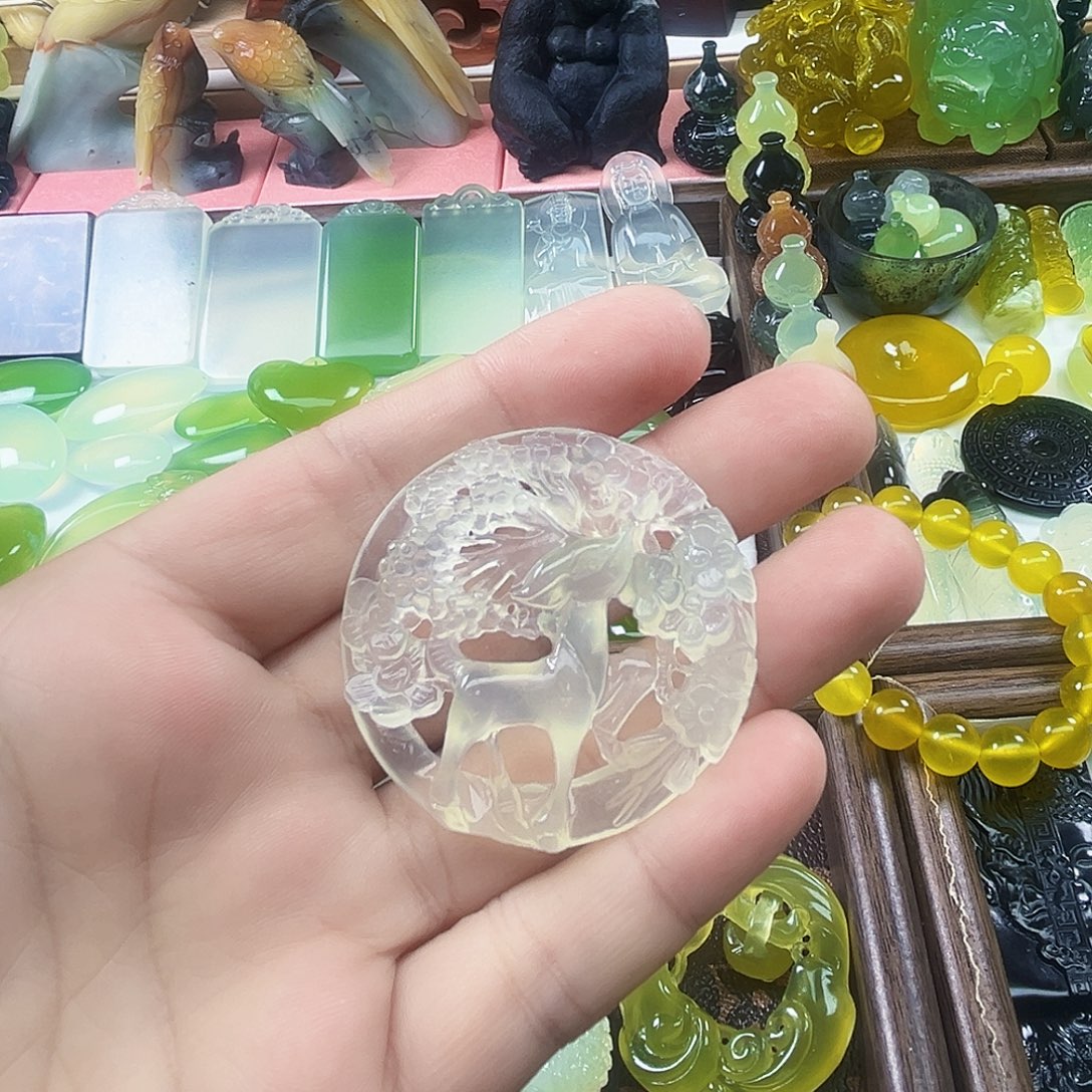A***t岫玉未镶嵌吊坠(不含链)