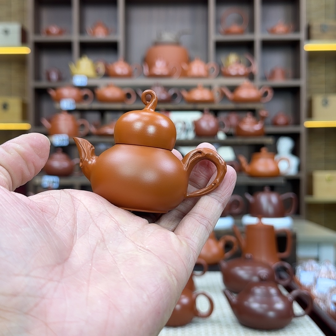 点***¥紫砂茶壶潮州手拉壶葫芦