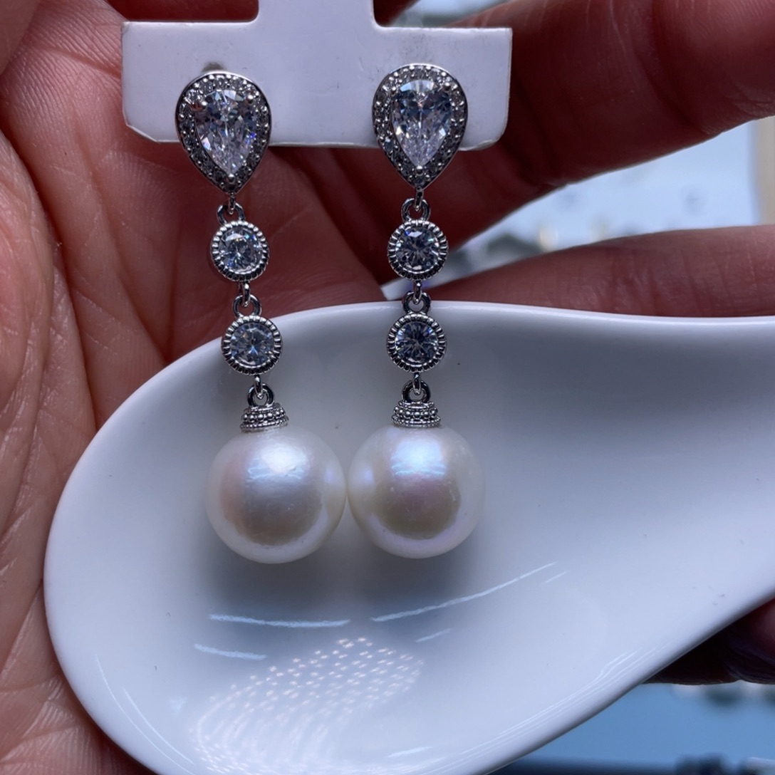 耳饰未镶嵌淡水珍珠