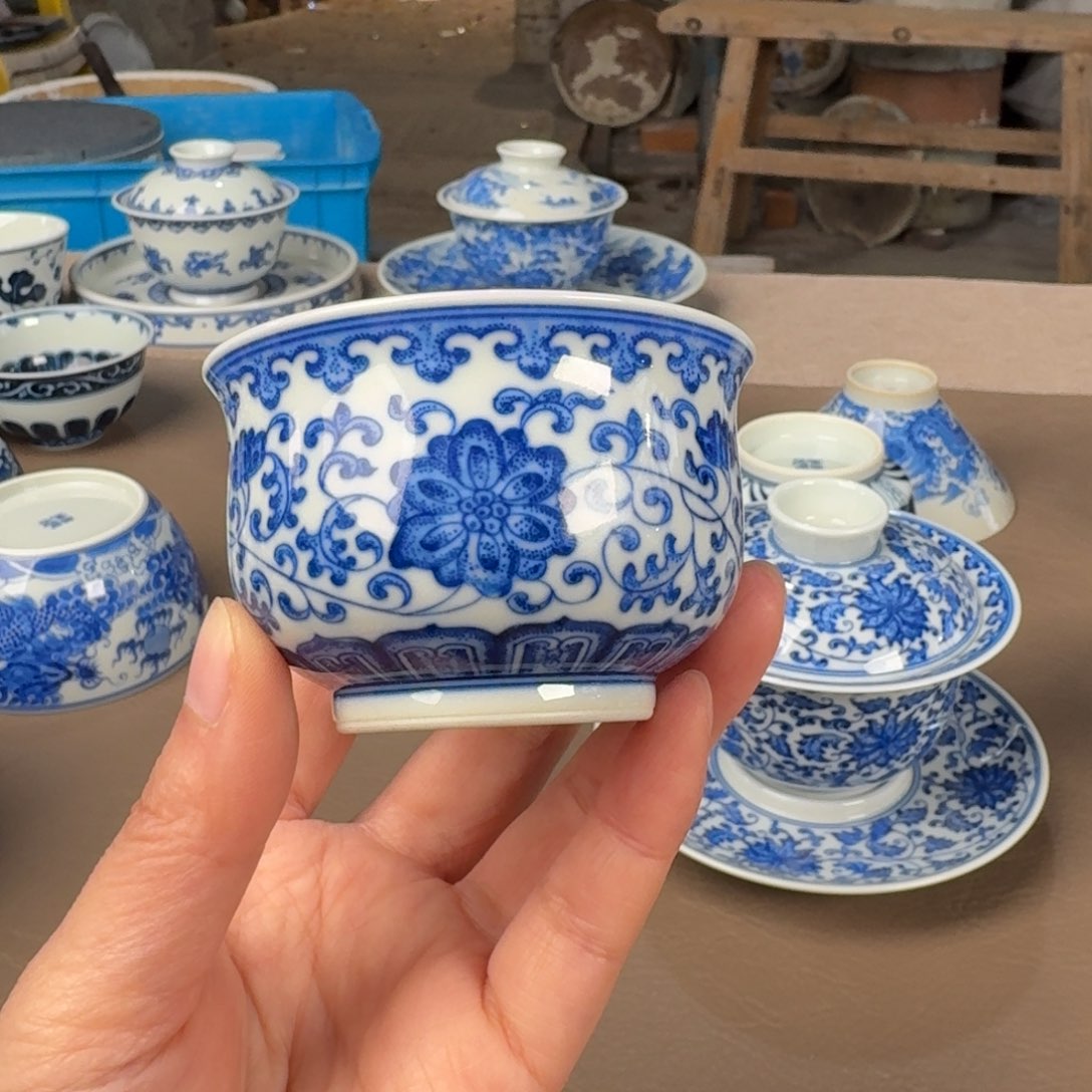 茶*景德镇陶瓷手工手绘