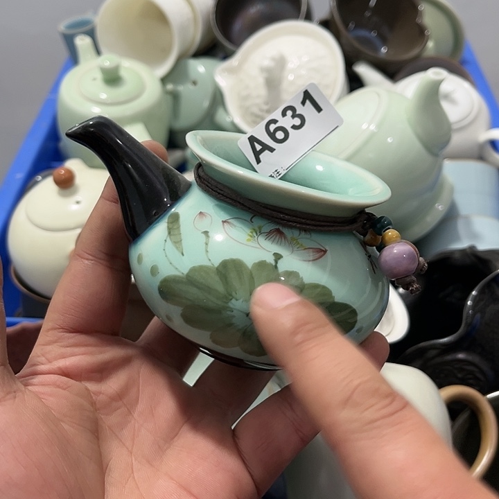 茶具默认微瑕瓷器、茶具、壶、摆件，介意勿拍 